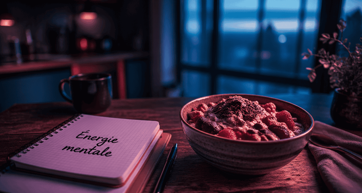 bol de porridge pour retrouver de l energie mentale
