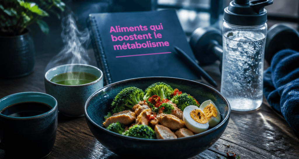 aliments qui boostent le métabolisme sur table moderne
