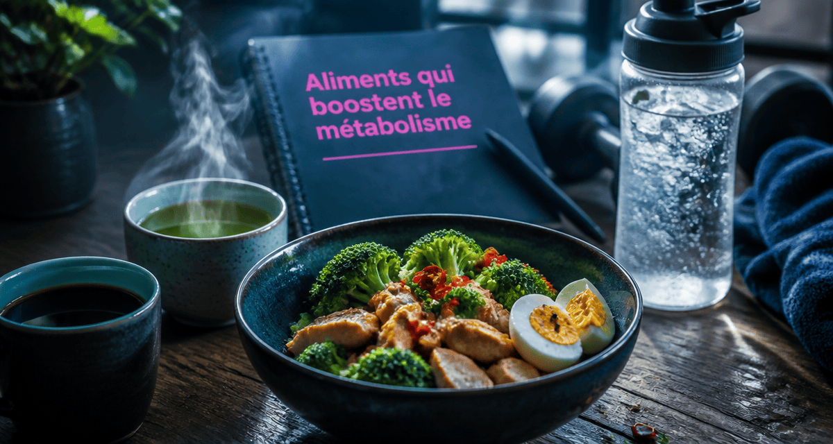 aliments qui boostent le métabolisme sur table moderne