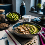 comment manger plus de proteines bol quinoa poulet ingrédients