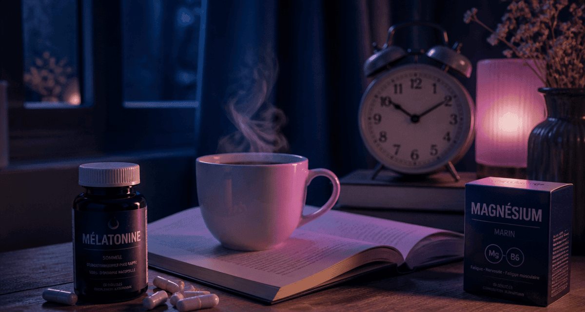 complements alimentaires pour dormir sur table de chevet