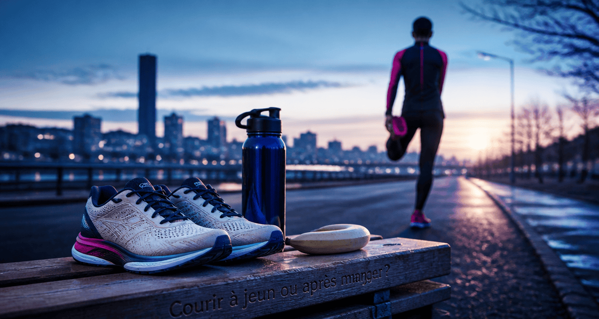 courir avant ou apres manger sur sentier urbain