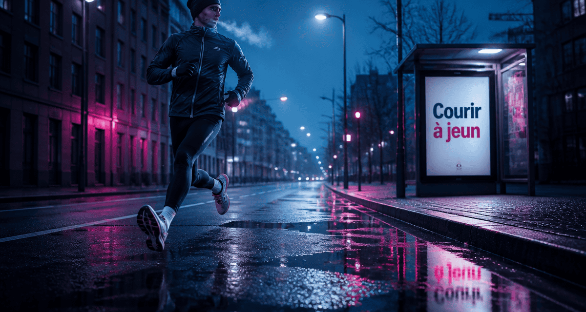 courir le matin a jeun coureur urbain