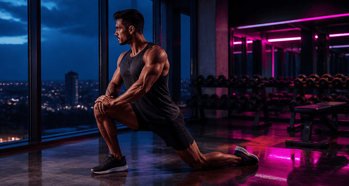 étirements musculation psoas athlète