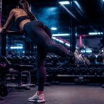 exercice fessier poulie femme kickback