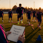 football préparation physique joueurs échauffement