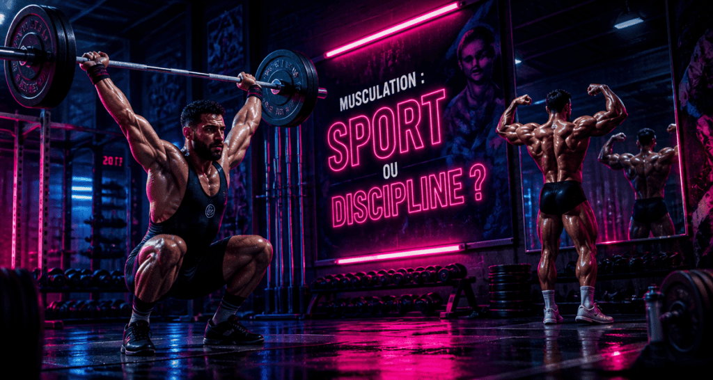 La musculation est elle un sport, haltérophile et bodybuilder en salle