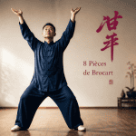 Les 8 postures du qi gong, maître exécutant Soutenir le ciel