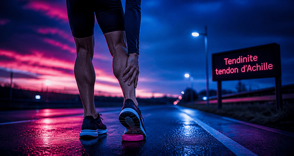 peut on courir avec une tendinite au tendon d achille coureur main sur talon