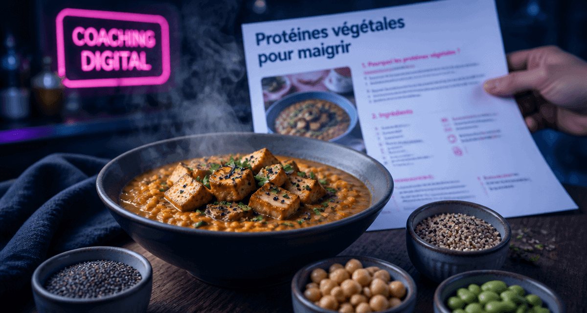 proteines vegetales pour maigrir bol curry lentilles tofu