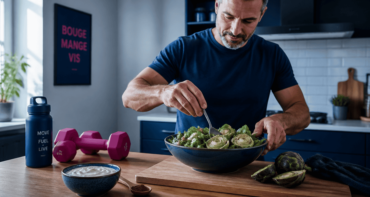 resistance a l insuline que faire homme cuisine salade haltères