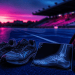 temps de guerison fracture de fatigue radiographie et chaussures sur piste