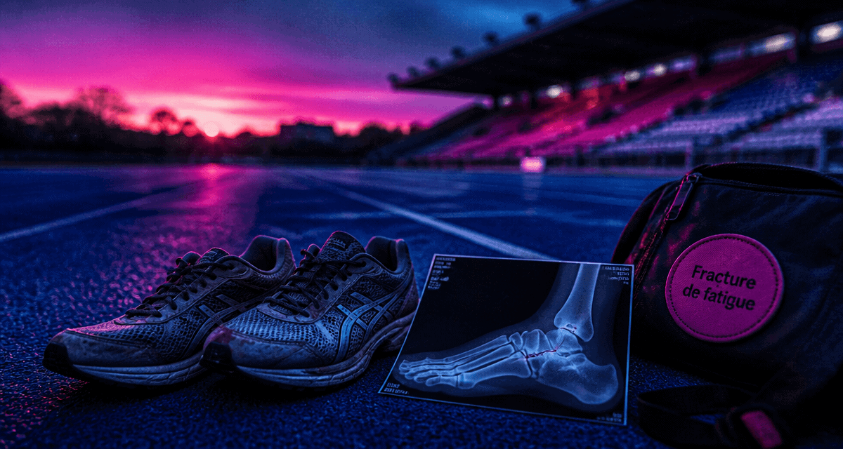 temps de guerison fracture de fatigue radiographie et chaussures sur piste