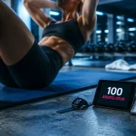 100 abdos par jour, crunchs et posture en salle de sport