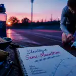 alimentation pour un semi marathon coureur lacets table nutrition