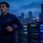 courir combien de temps pour perdre 1 kg, runner sur pont urbain