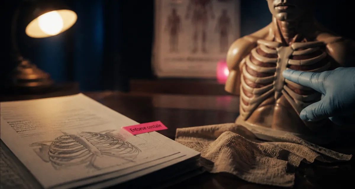 Entorse costale combien de temps : bandage et schéma thorax médical