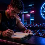 motivation musculation athlète carnet salle
