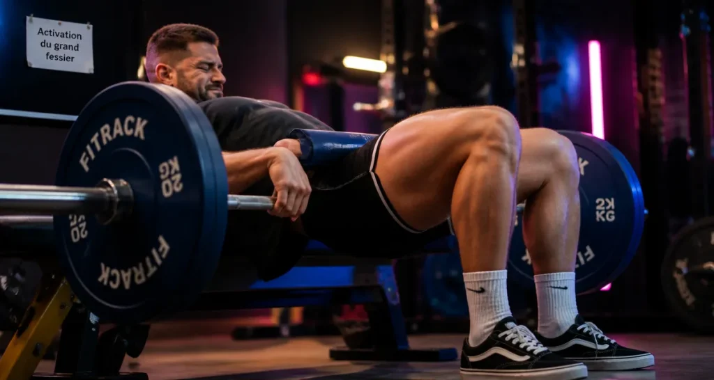 Muscler le grand fessier : hip thrust en salle de sport
