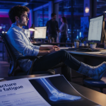peut on travailler avec une fracture de fatigue au bureau