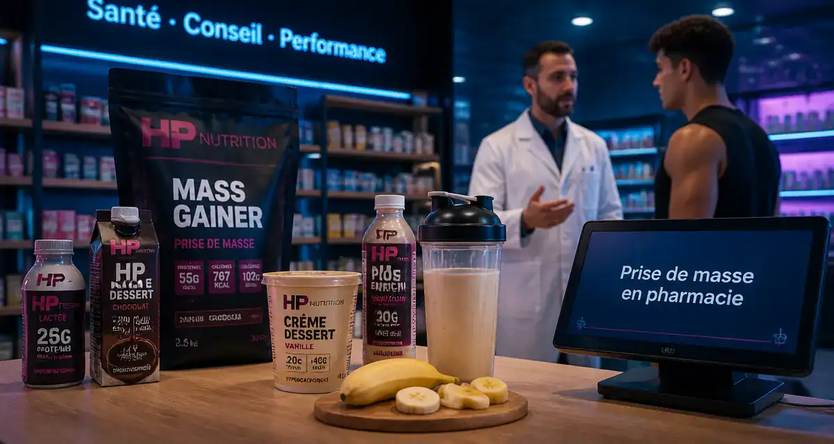 proteine pour grossir pharmacie sur comptoir avec pharmacien