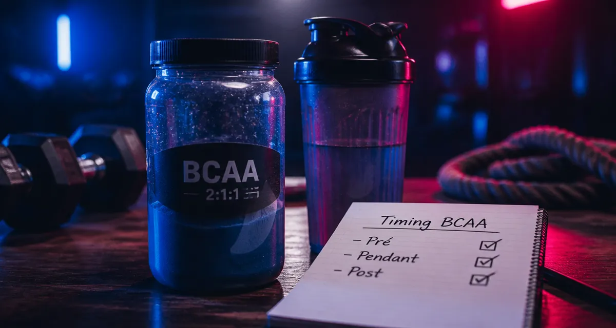 Quand prendre des BCAA : timing pré, pendant, post en salle de sport