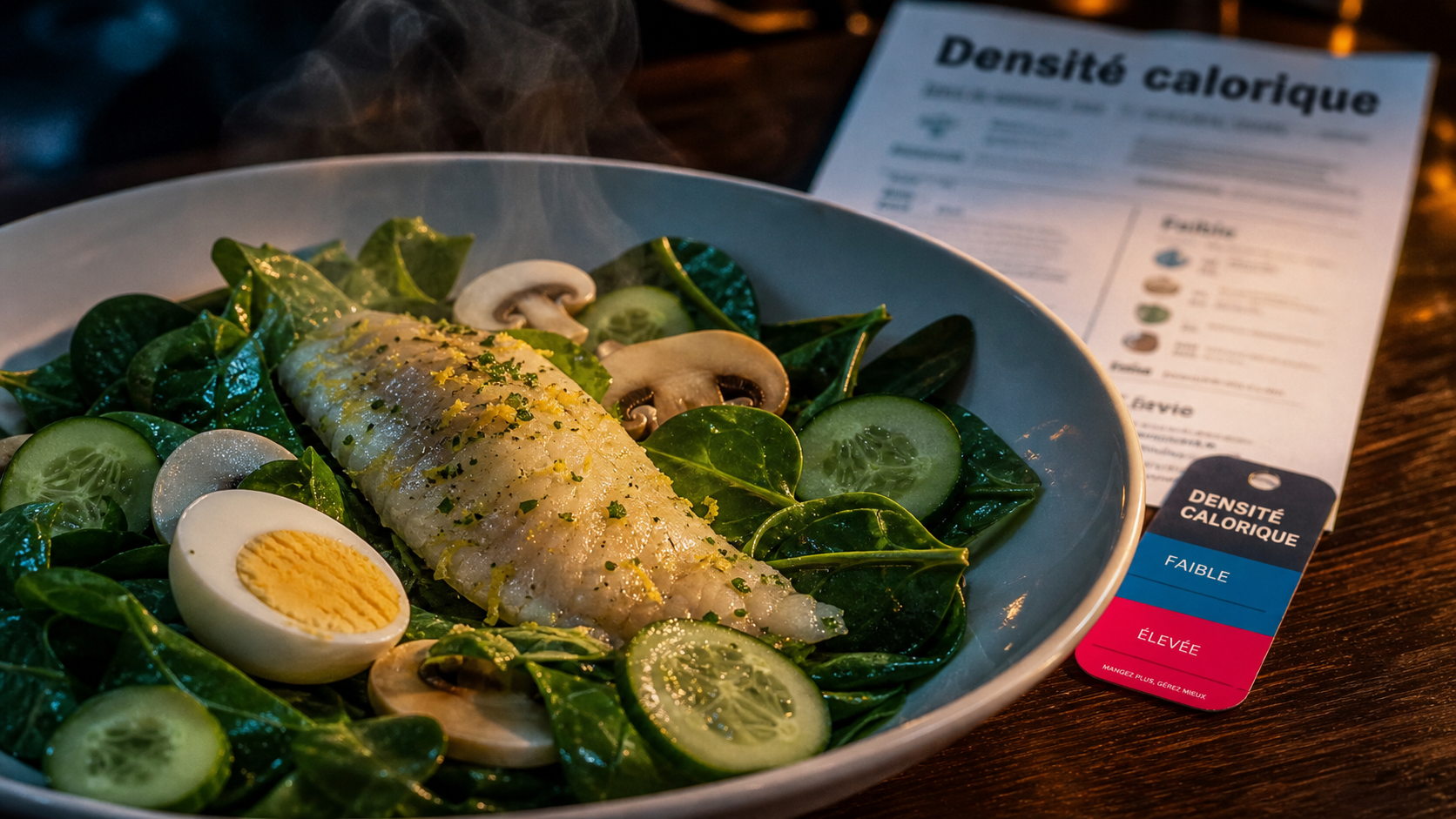 Aliment qui ne font pas grossir : salade, sole et œuf pour rester rassasié
