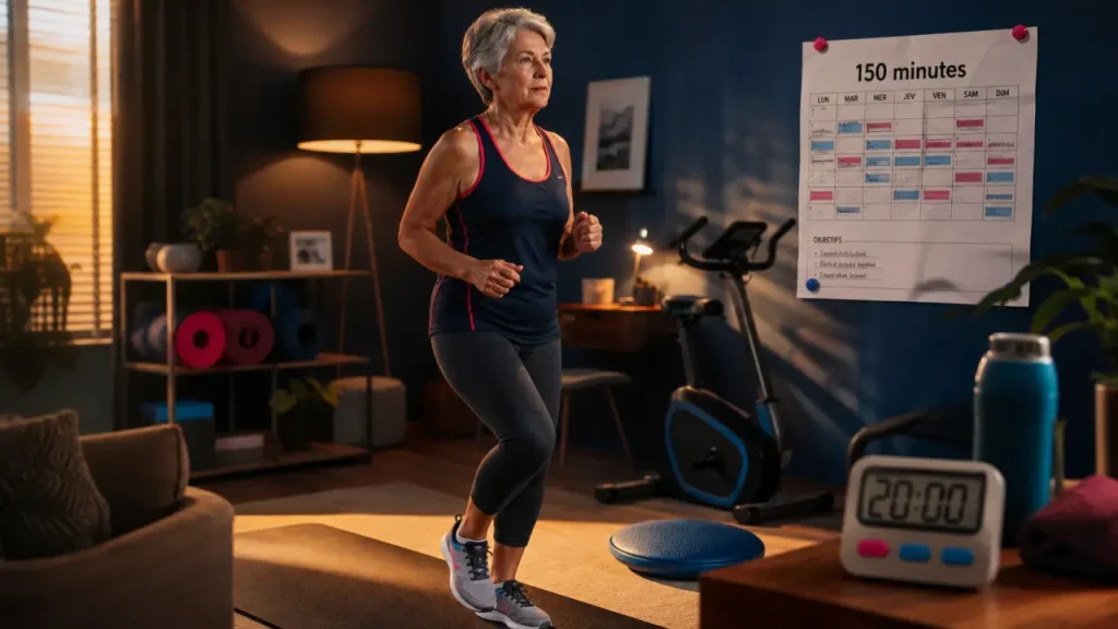 Combien d’heures de sport par semaine après 60 ans : 150 minutes d’activité