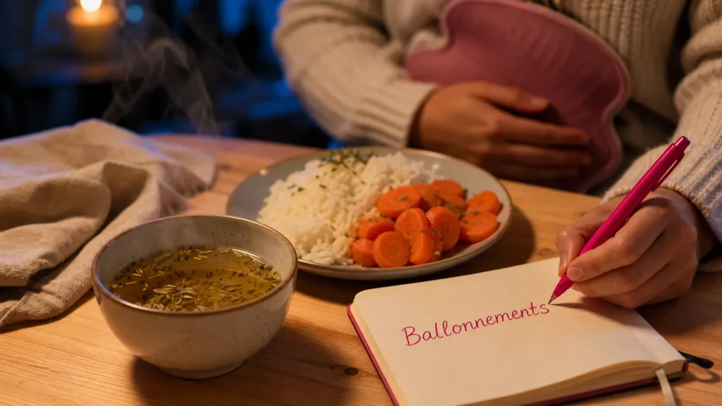 Comment degonfler du ventre après les repas : tisane fenouil, riz et notes ballonnements