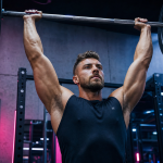 Developpe militaire muscles sollicites : deltoides, triceps, gainage