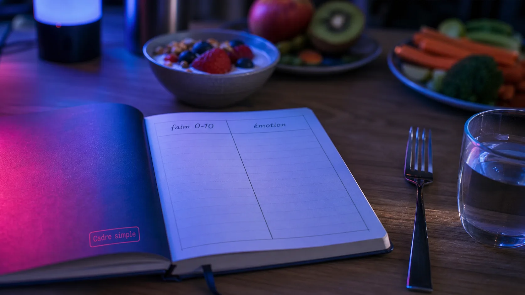 Je veux maigrir mais je n ai aucune volonte : carnet faim émotion et repas équilibré