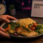 Jeune omad : assiette équilibrée midi ou soir