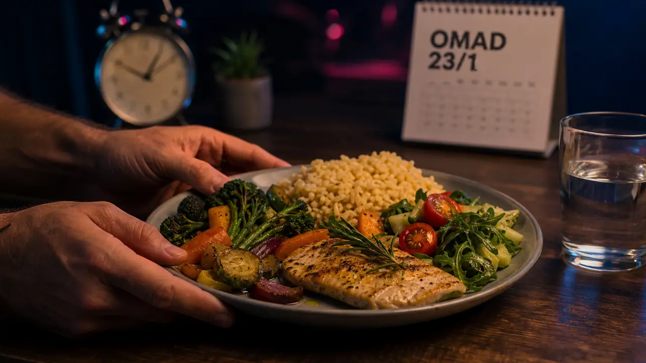 Jeune omad : assiette équilibrée midi ou soir