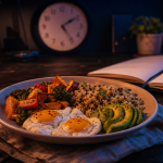 Manger une fois par jour (OMAD) : assiette et horloge, risques