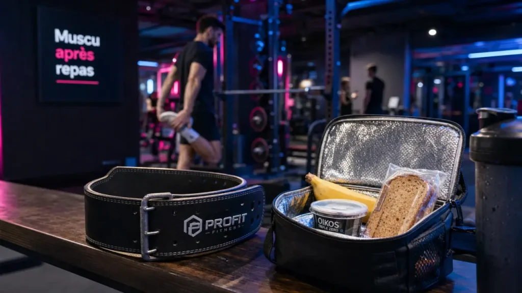 Muscu apres manger : collation légère avant séance en salle de sport