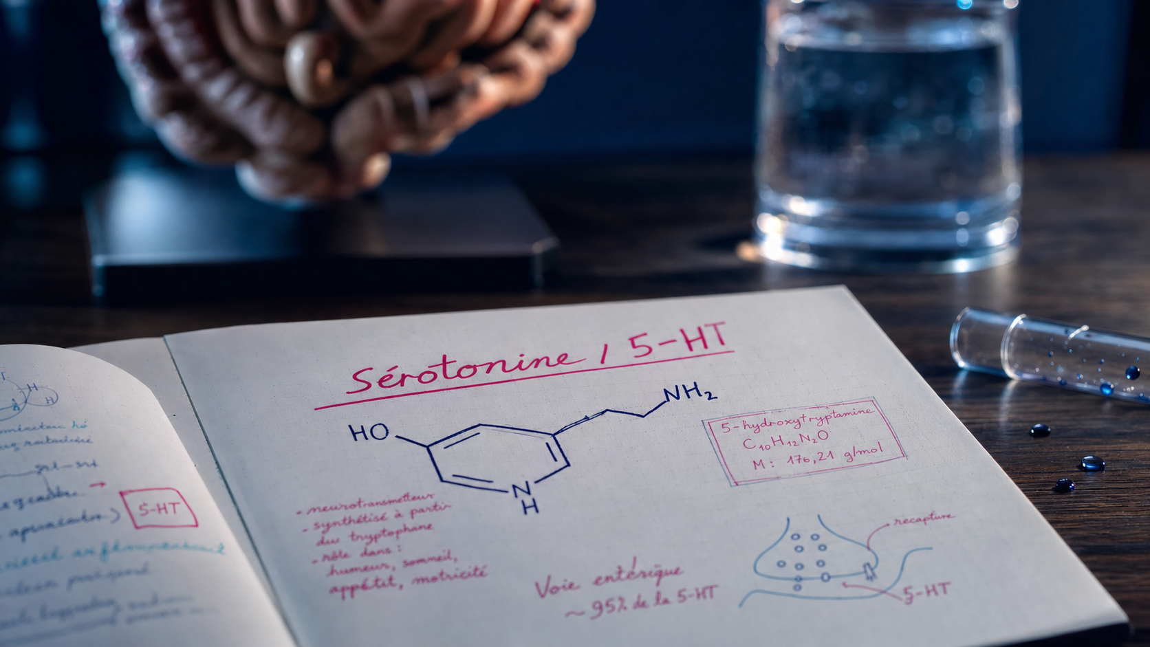 Qu est ce que la serotonine : intestin, humeur, 5-HT