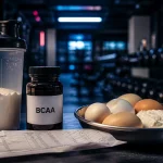BCAA prise de masse : shaker et aliments après entraînement