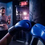 Cardio boxing : gants et sac de frappe, boxe sans opposition pour brûler des calories