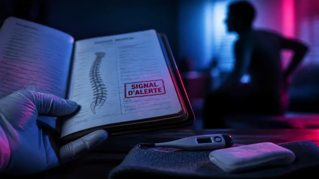 Mal de dos grave : les signes d’alerte, l’urgence et les causes à écarter