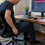 Posture au travail : écran à hauteur des yeux, pauses toutes les 50 minutes