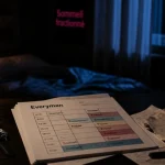 Sommeil polyphasique : planning Everyman et montre dans une chambre sombre