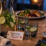 Boisson perte de poids : eau aromatisée sans sucre