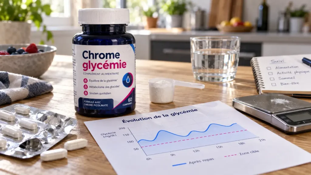 Le chrome ne fait pas maigrir seul : formes, doses et précautions