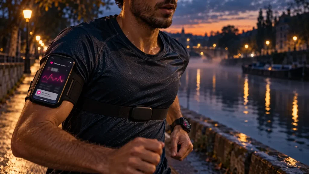 Fréquence cardiaque endurance fondamentale affichée en course 65-70%