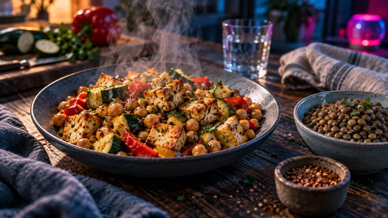 Proteines vegetales pour maigrir : tofu et legumes