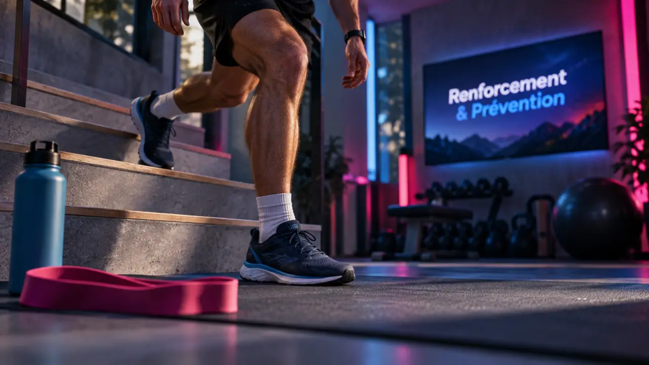 renforcement musculaire course a pied : step down prévention blessures